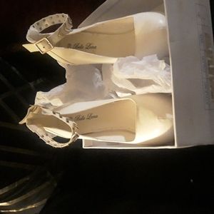 Wedding  shoes size 10 off white